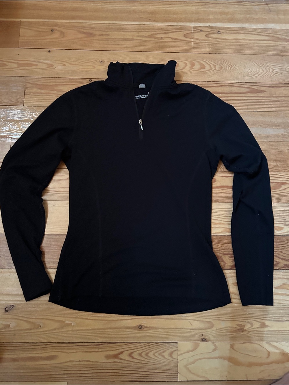 Smartwool Black Women’s Quarter-Zip Hoodie Pullover